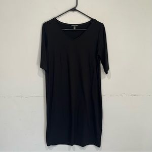 Eileen Fisher black dress size small